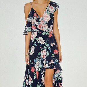 Anthropologie Yumi Kim Butterfly Kiss Maxi Dress in Sunny Days Navy in Size M